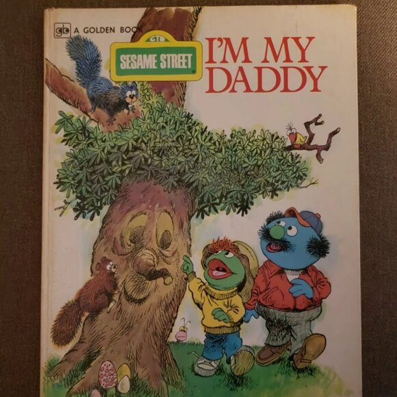 Vintage Sesame Street I'm My Mommy Daddy 2-in-1 Book Reversible 1975 Hardcover - Picture 2 of 16